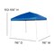 Flash Furniture Blue Pop Up Canopy Tent and Folding Bench Set JJ-GZ10103-BL-GG - alternate 9